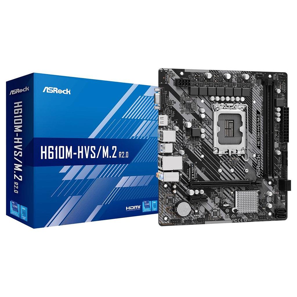 Motherboard Asrock H610m-hvs M2 R2.0 S1700 Ddr5