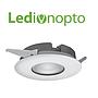 Lámpara Led Ledion Embutir 15w 3000k Aro Blanco 140°