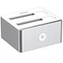 Dock Station Unitek doble bahía para Discos 2.5" y 3.5" SATA 6