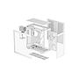 Gabinete Deepcool CH780 blanco