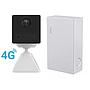 Camara 4G Ezviz CB2 2K 3MP blanca con PowerBank