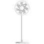 Ventilador inteligente De Pie Xiaomi Standing Fan 2 Wifi 