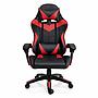 Silla Gamer ergonómica con masajes negra y roja