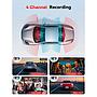 Dashcam Redtiger F17 PLUS 2.7K Quad Canal GPS WiFi