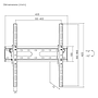 Soporte de pared Brateck inclinable para TV 32-70''